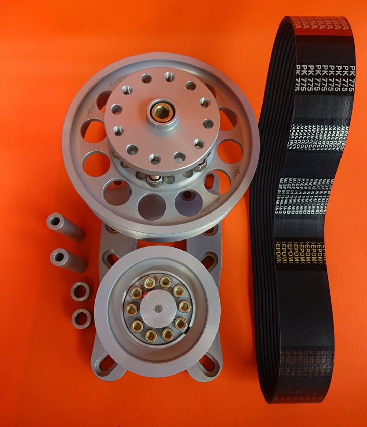 Ace Redrive - V-Twin 627-993cc V-Groove Poly Belt PSRU (Up to 50HP)