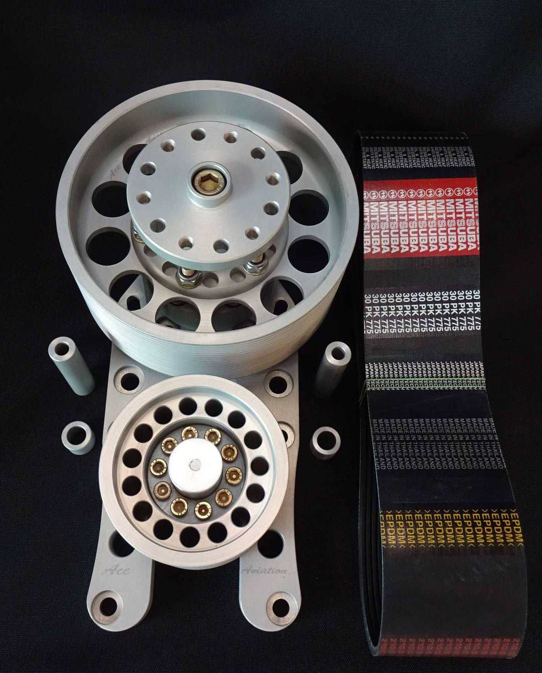 Ace Redrive - V-Twin 627-993cc V-Groove Poly Belt PSRU (Up to 50HP)