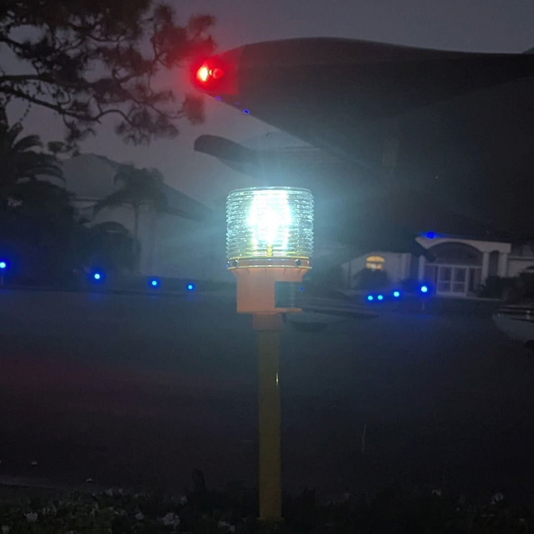 Solar Powered Runway Light