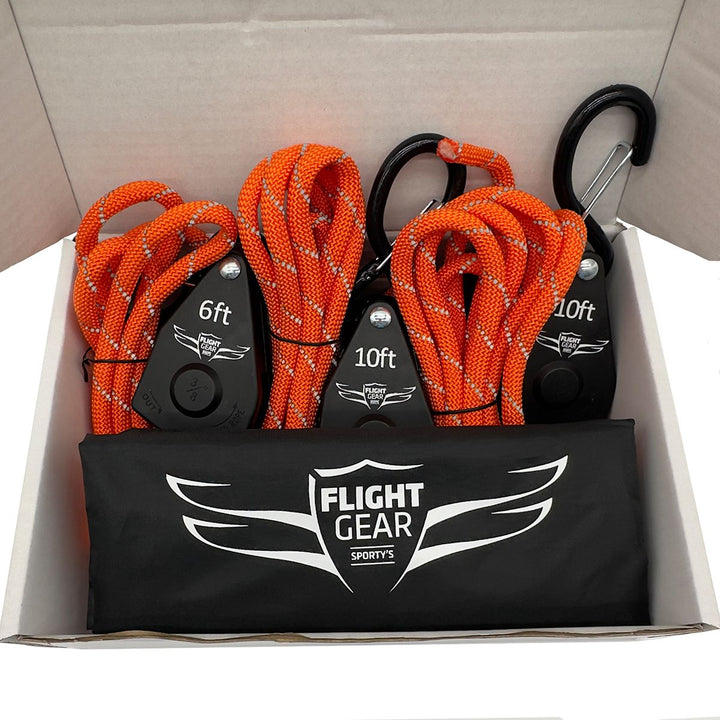 Flight Gear Pull Down Tie-Down Set