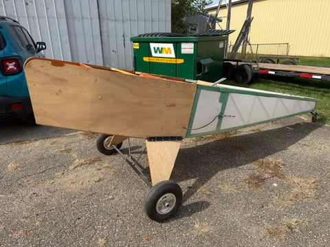 Side view of 1100R Mini-Max fuselage and covered rear section