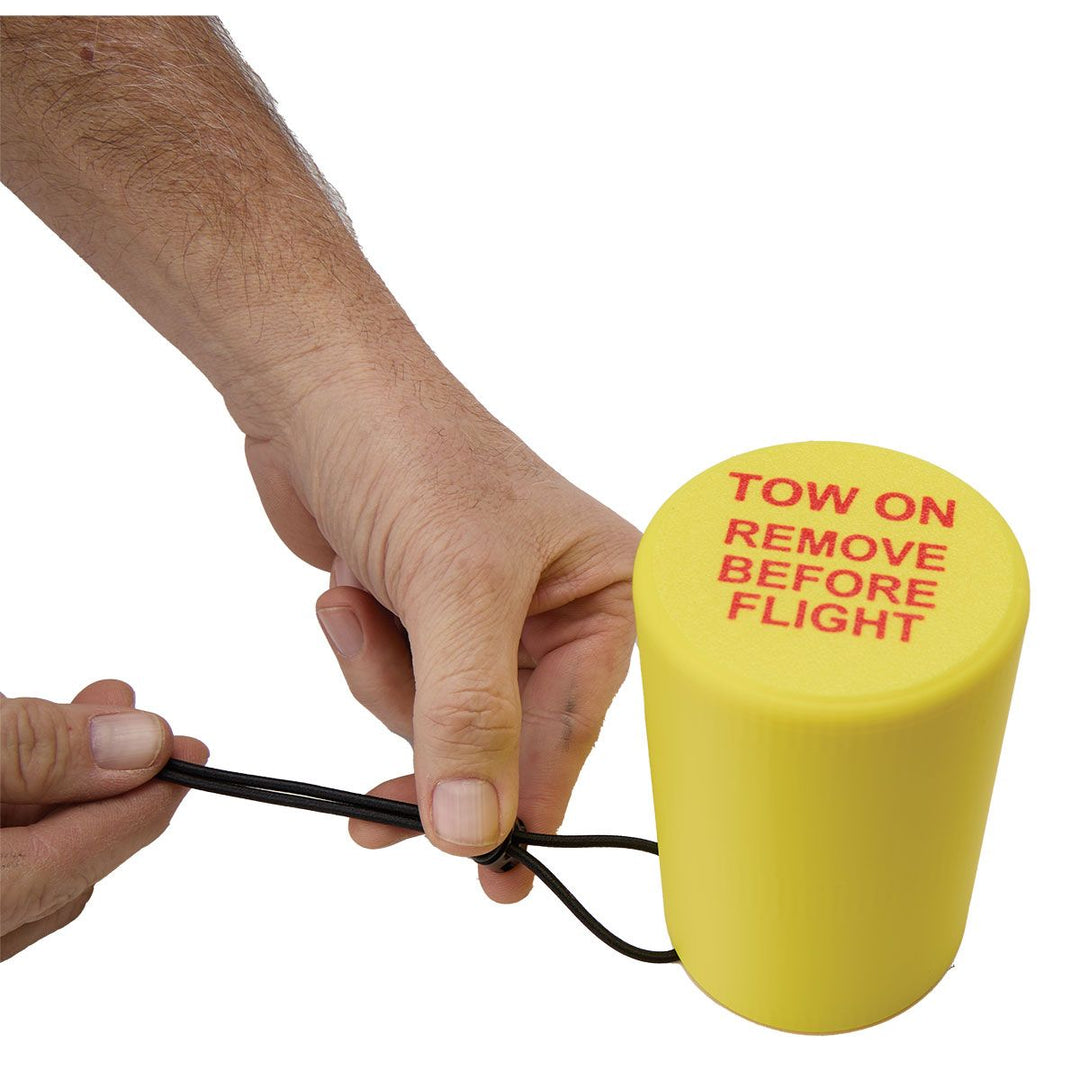 Tow On Remove Before Flight Cup