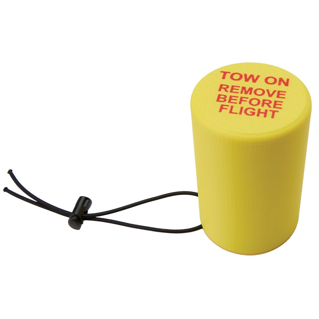 Tow On Remove Before Flight Cup