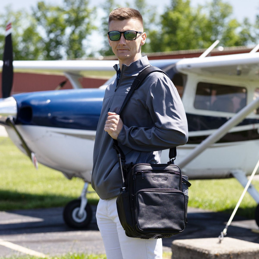 Flight Gear Leather iPad Bag