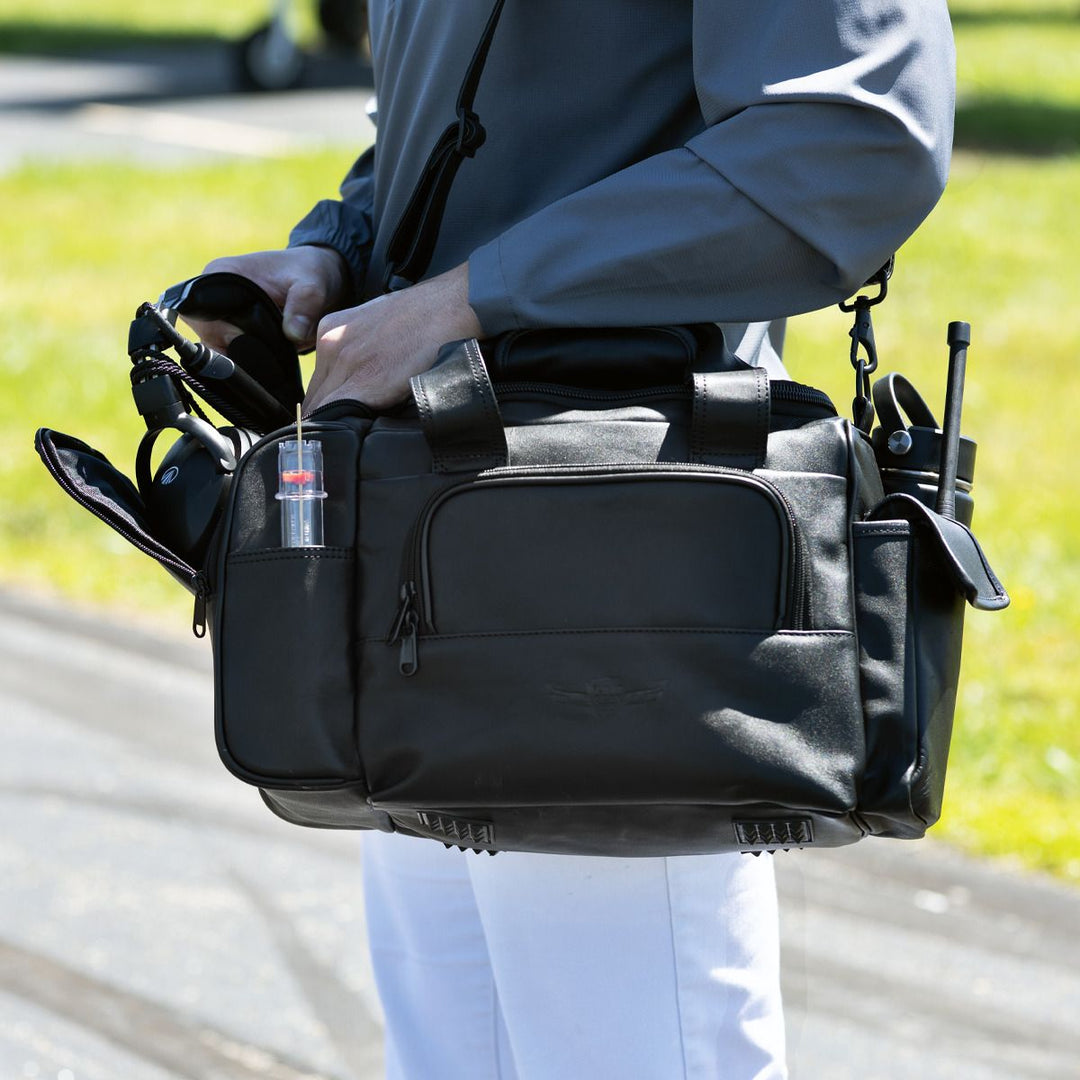 Flight Gear Leather Crosswind Bag
