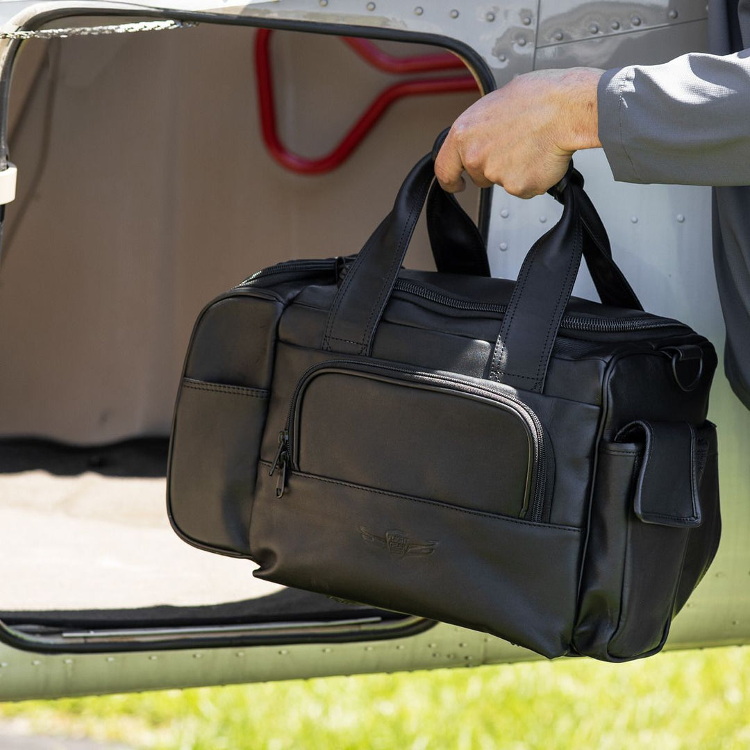 Flight Gear Leather Crosswind Bag