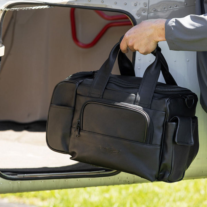 Flight Gear Leather Crosswind Bag