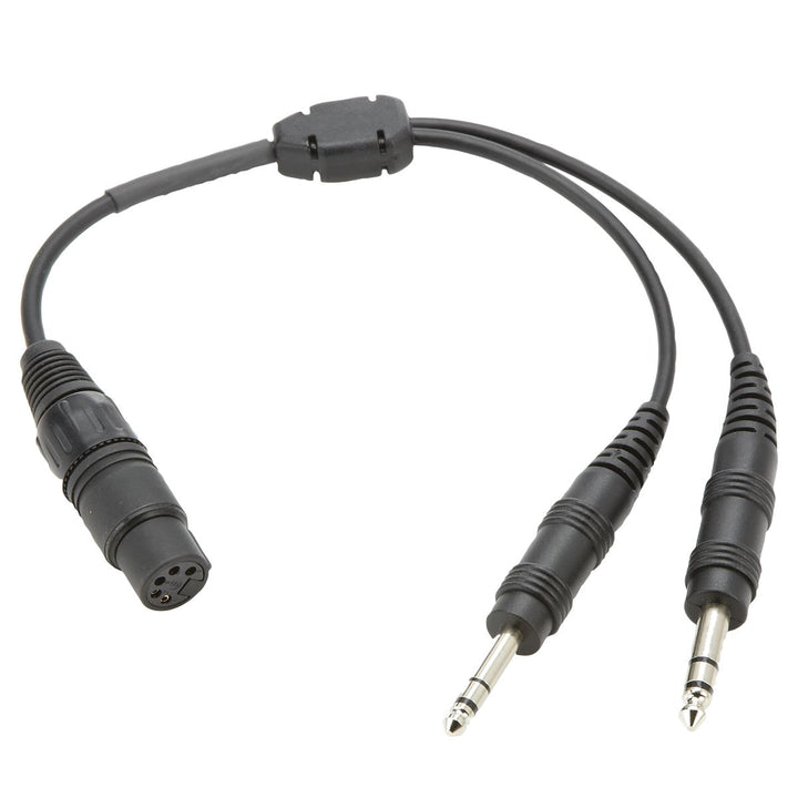 Airbus to Twin Plug Headset Adapter