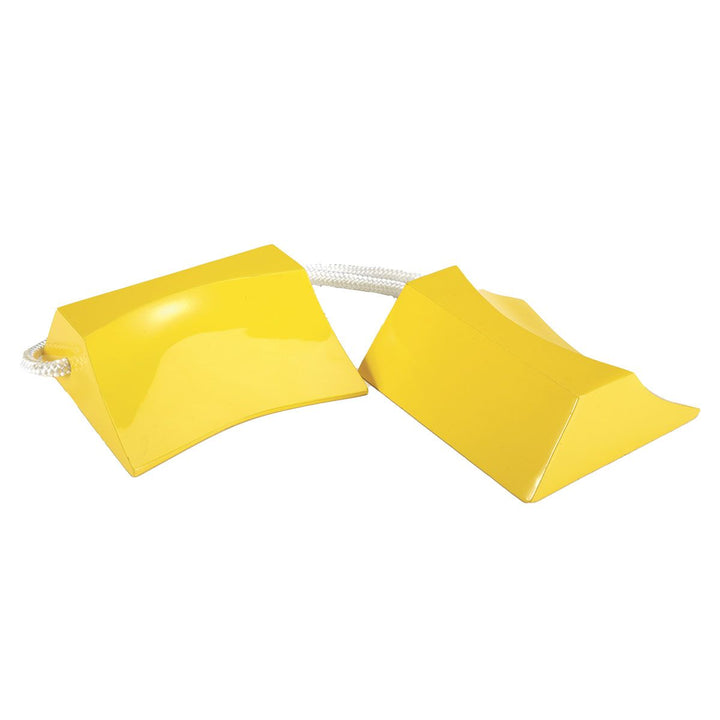 Aluminum Wheel Chocks – Safety Yellow (pair)
