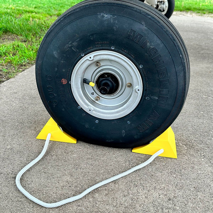 Aluminum Wheel Chocks – Safety Yellow (pair)