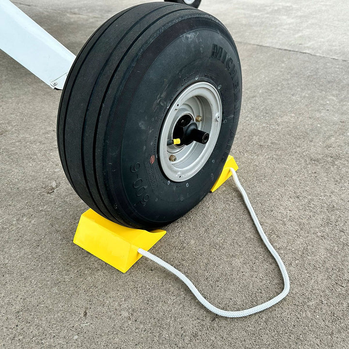 Aluminum Wheel Chocks – Safety Yellow (pair)