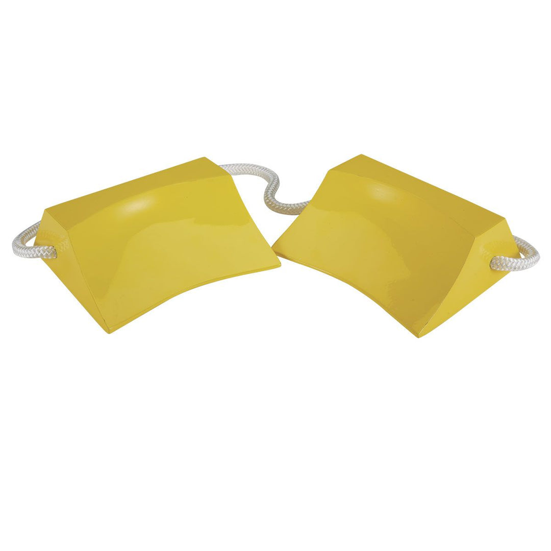 Aluminum Wheel Chocks – Safety Yellow (pair)