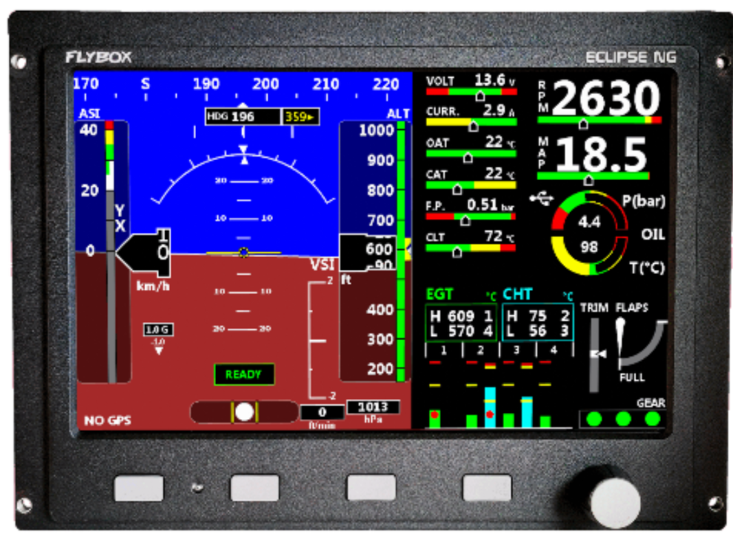 Eclipse NG – Primary Flight Display (7" EFIS)
