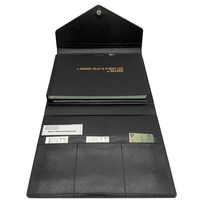 Large Leather Logbook Case