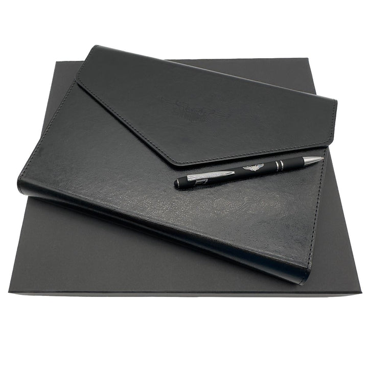 Large Leather Logbook Case