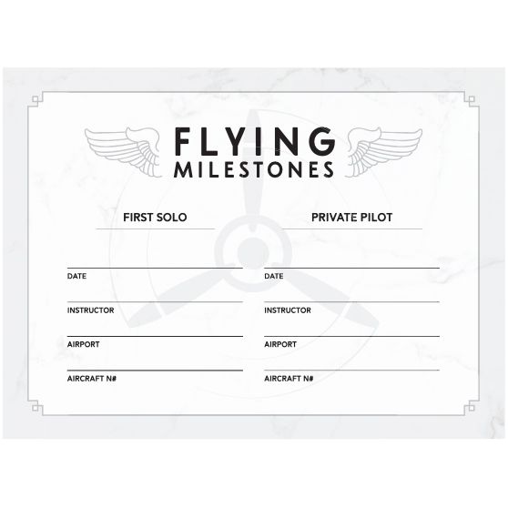 Solo and Private Pilot Challenge Coin Gift Set