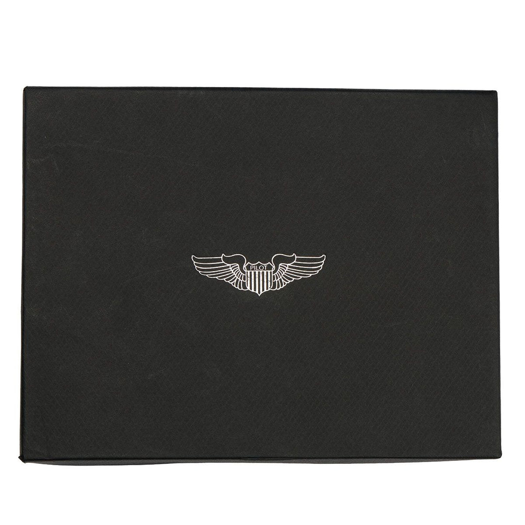 Pilot Wings Passport Holder and Custom Luggage Tag Set