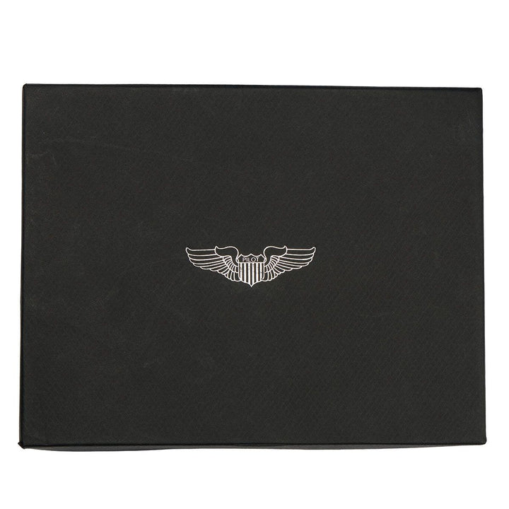 Pilot Wings Passport Holder and Custom Luggage Tag Set