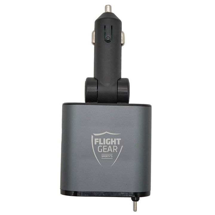 Flight Gear Retractable 12/24v charger with LED Screen