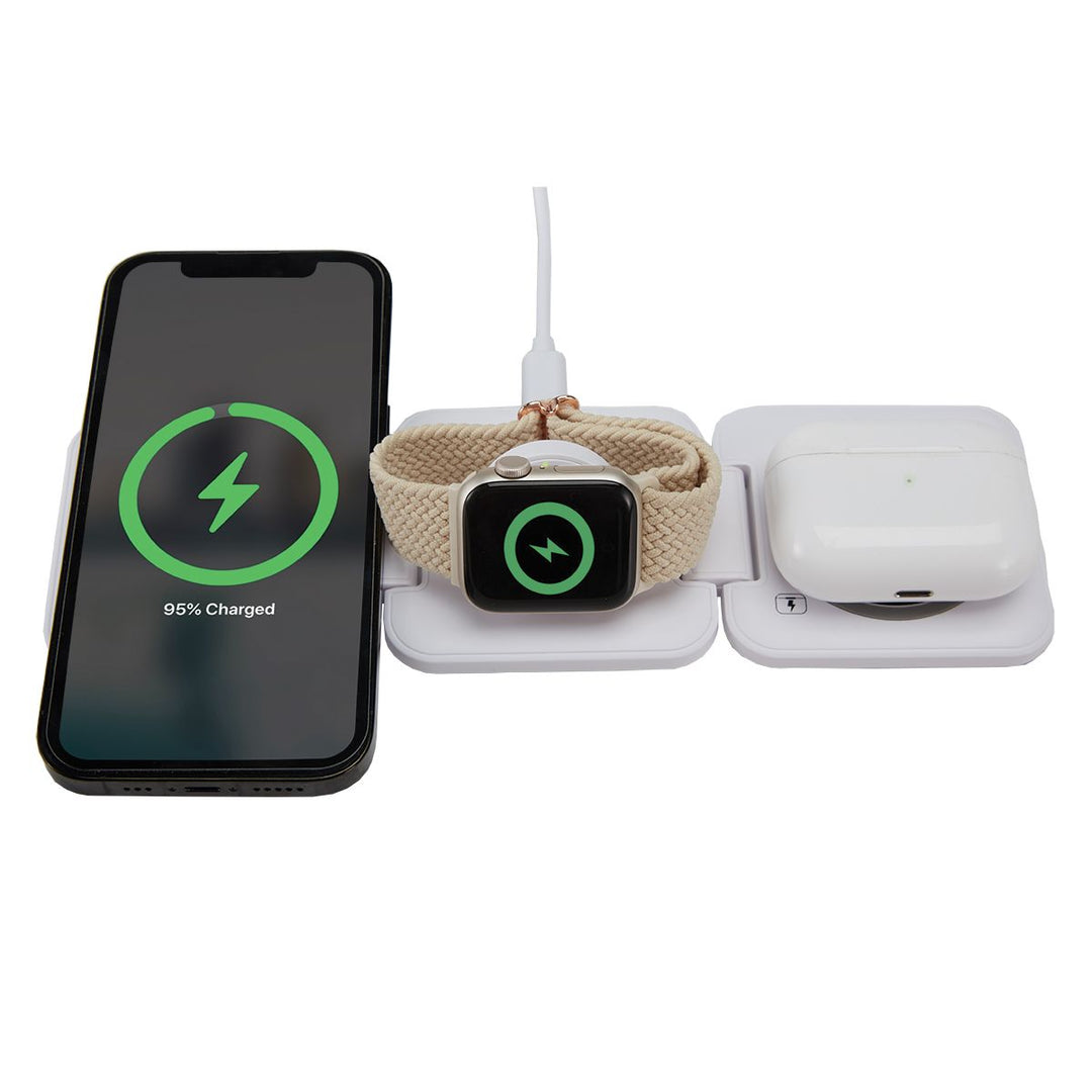 Foldable 3-in-1 Pilot Instrument Charging Station
