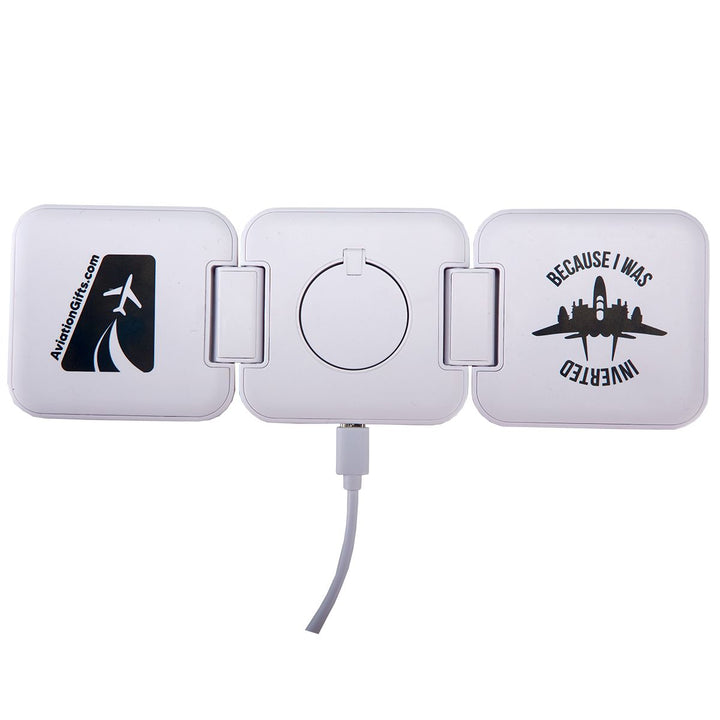 Foldable 3-in-1 Pilot Instrument Charging Station