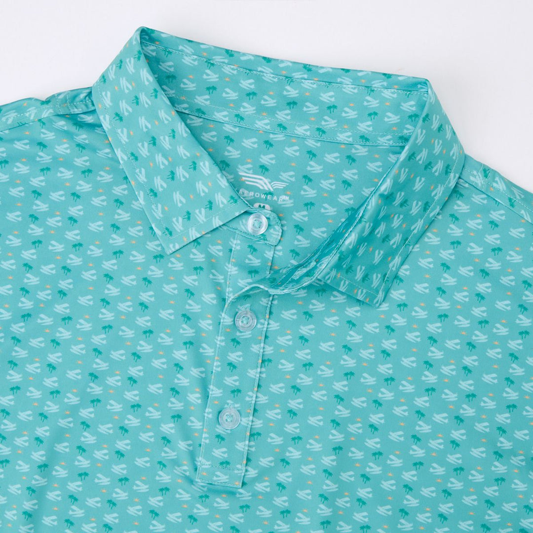 Seaplane Escape AeroWear Polo