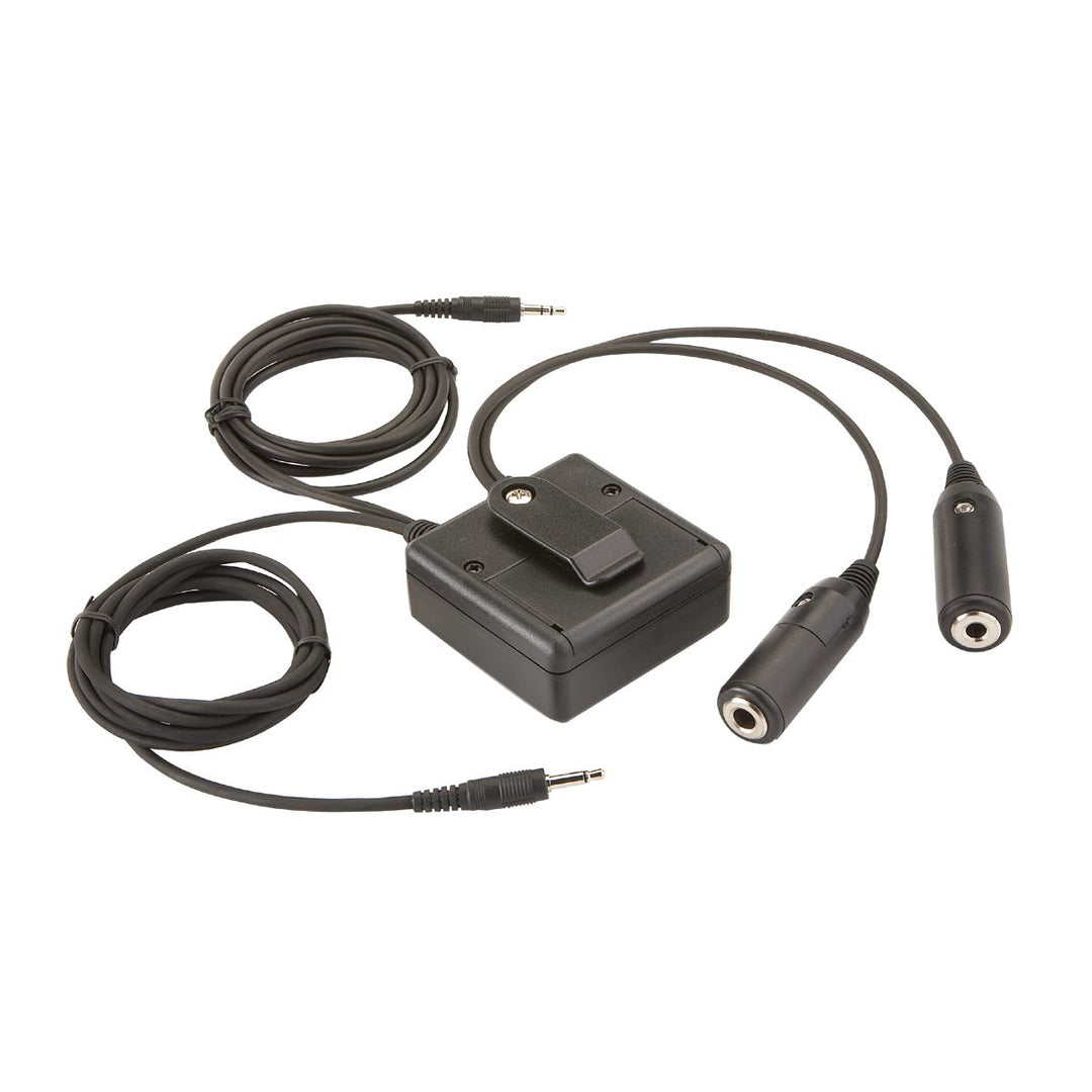 General Aviation (twin plugs) to PC Headset Adapter
