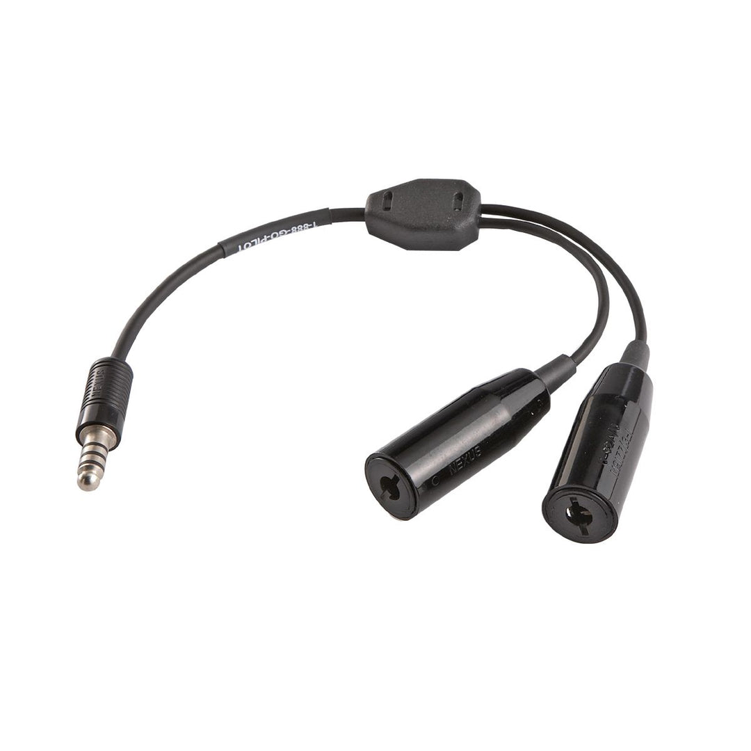 Dual Helicopter Headset Adapter