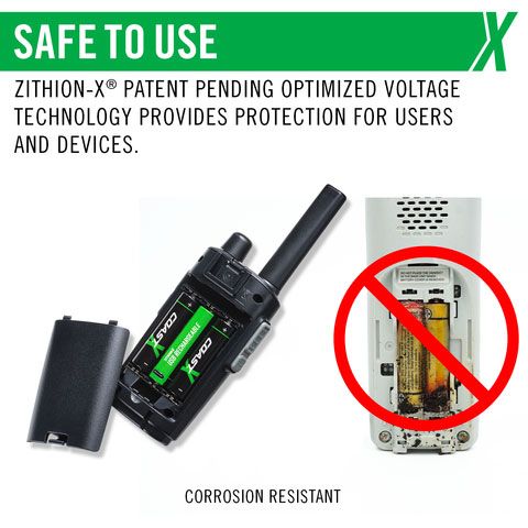 Coast AA Zithion-X Rechargeable USB-C Ported Batteries (4 Pack)