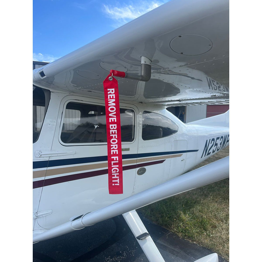 Pitot Tube Cover 5/8” with 16” RBF Flag