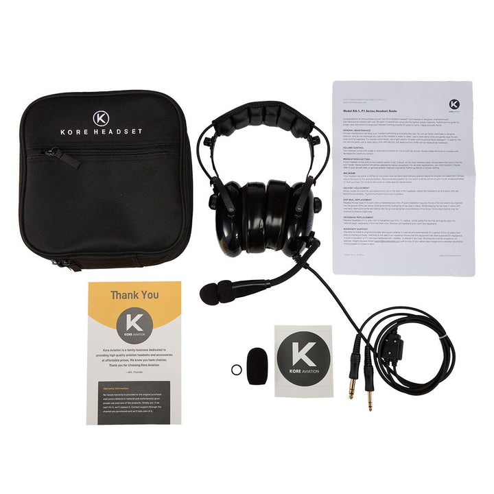 Kore KA-1 Headset (Mono &amp;amp; Stereo) with Headset Bag