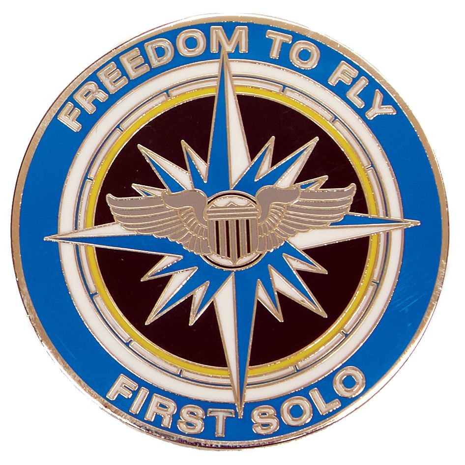 Solo and Private Pilot Challenge Coin Gift Set