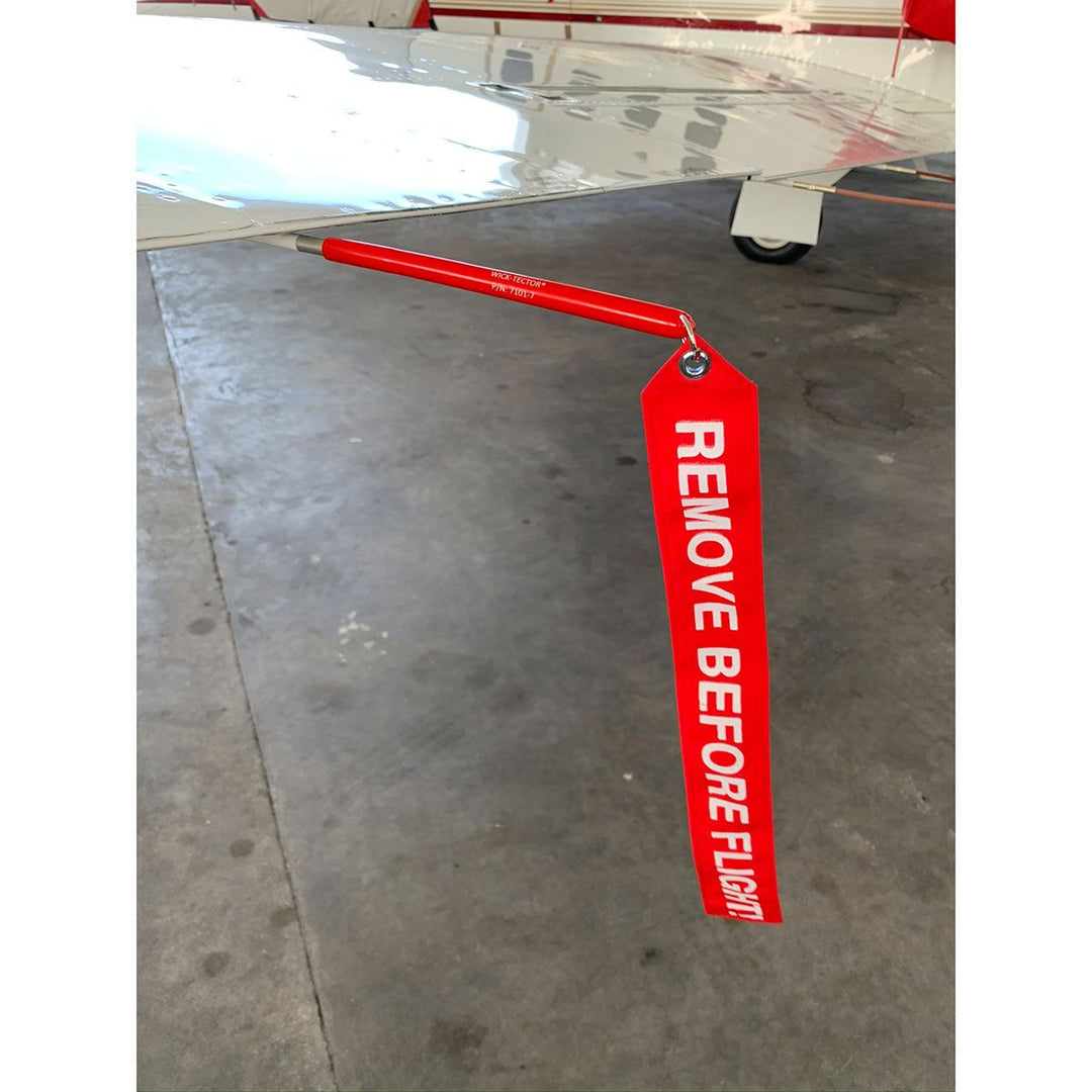 Wick-Tector® 7” Vinyl Tube w/ 16” RBF Flag