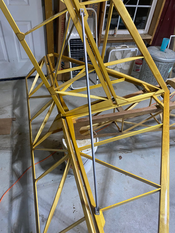 Mini-Max 1030R Ultralight Aircraft Project – Varnished, On Wheels