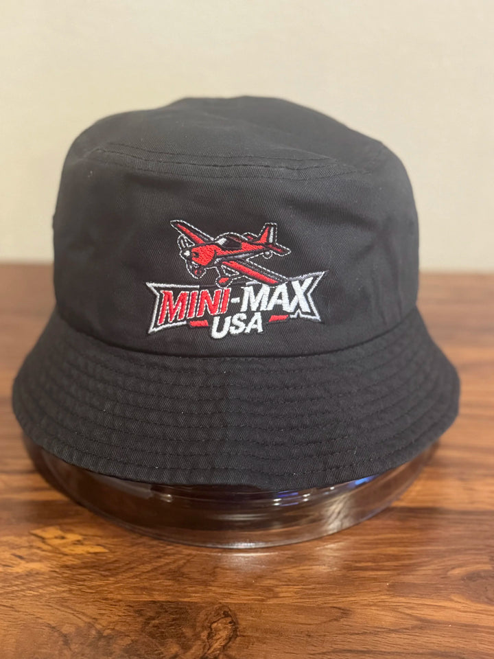 Mini-MAX USA Bucket Hat â Embroidered Aviation Hat for Pilots &amp; Builders