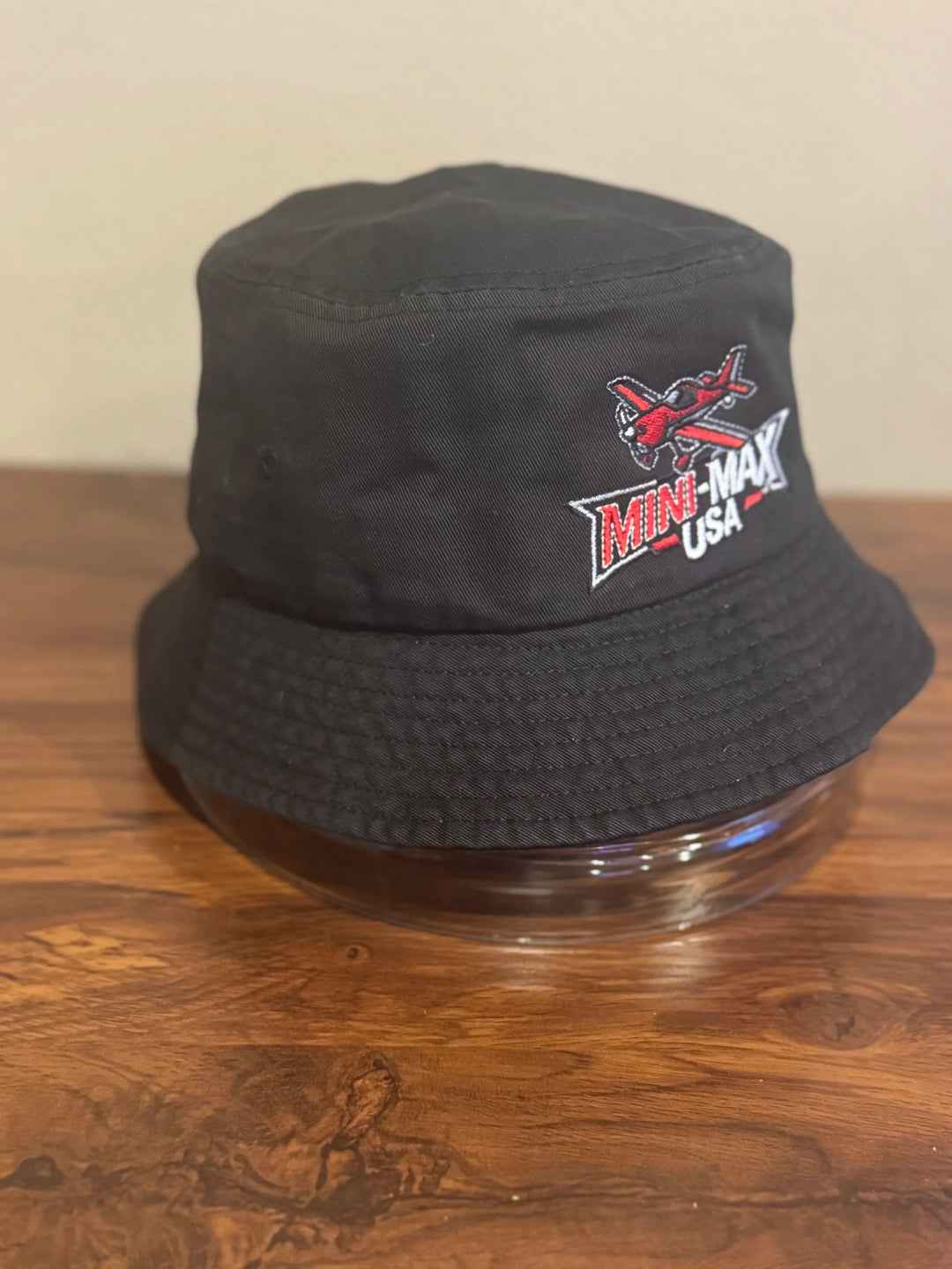 Mini-MAX USA Bucket Hat â Embroidered Aviation Hat for Pilots &amp; Builders
