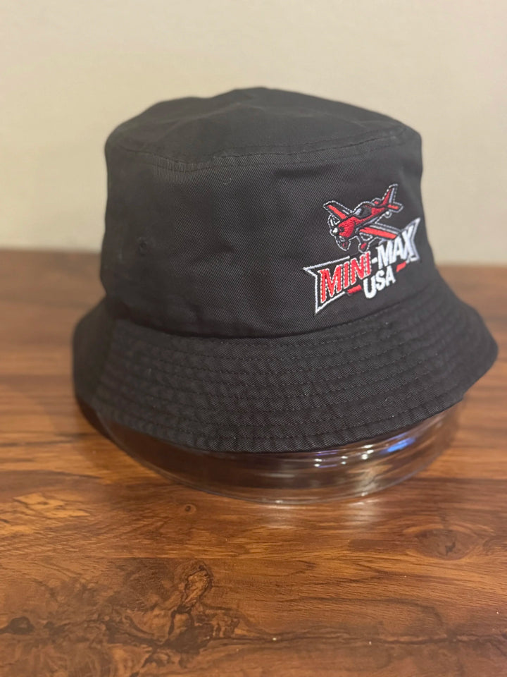 Mini-MAX USA Bucket Hat â Embroidered Aviation Hat for Pilots &amp; Builders