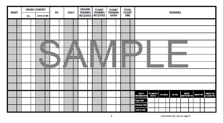 Gleim Pilot Logbook