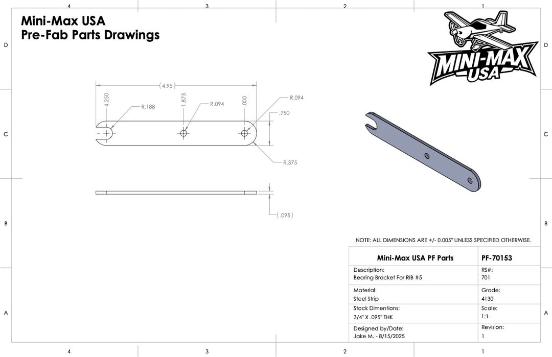 Prefabricated Metal Parts
