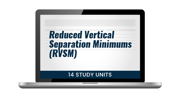 Gleim Reduced Vertical Separation Minimums (RVSM)