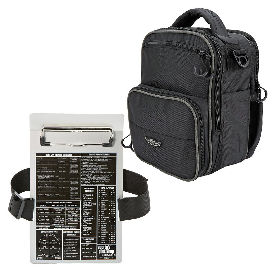 iPad Bag and Classic Kneeboard Bundle – Black