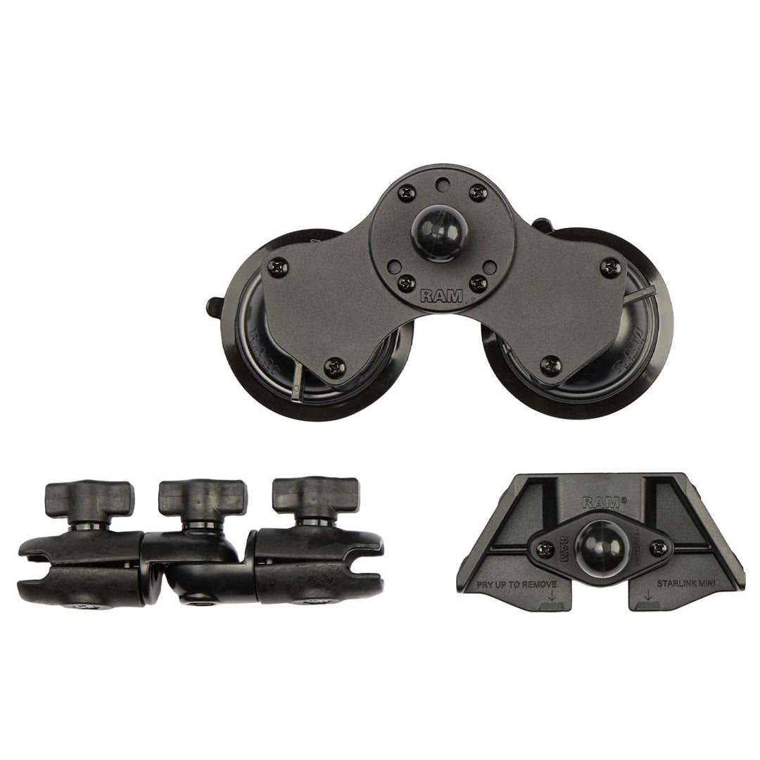 RAM Starlink Mini Double Suction Cup Mount