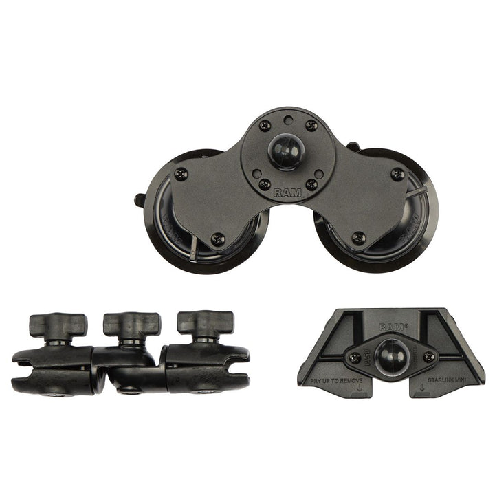 RAM Starlink Mini Double Suction Cup Mount