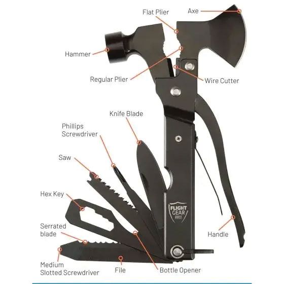 Flight Gear Survival Multitool Kit