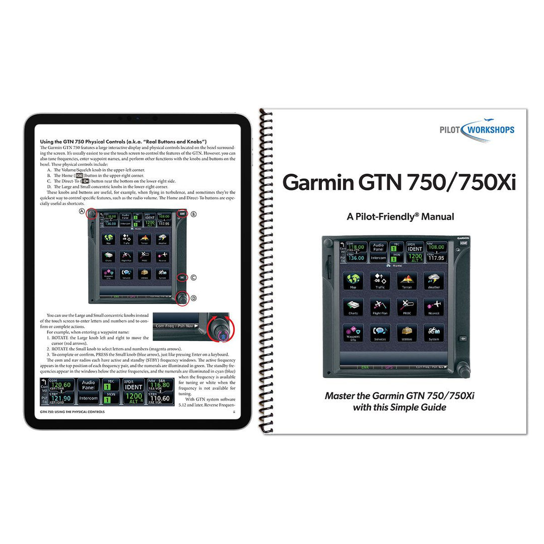 Garmin GTN 750/750xi Manual Bundle (PilotWorkshops)
