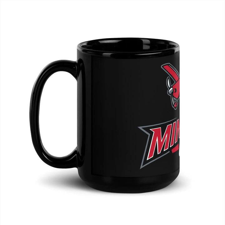 Mini-Max USA Black Glossy Mug