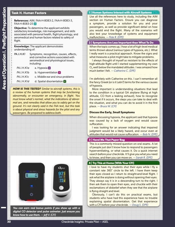 Checkride Insights - Annotated ACS (Private Pilot)