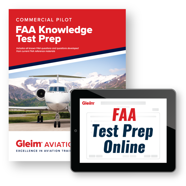 Gleim Commercial Pilot Knowledge Test Prep Online &amp; Book
