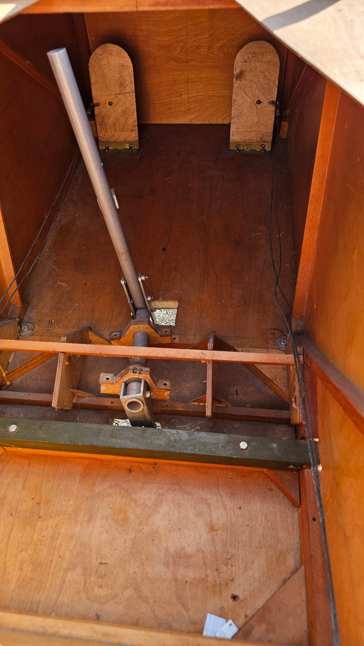 Fisher 303 cockpit controls and rudder pedals