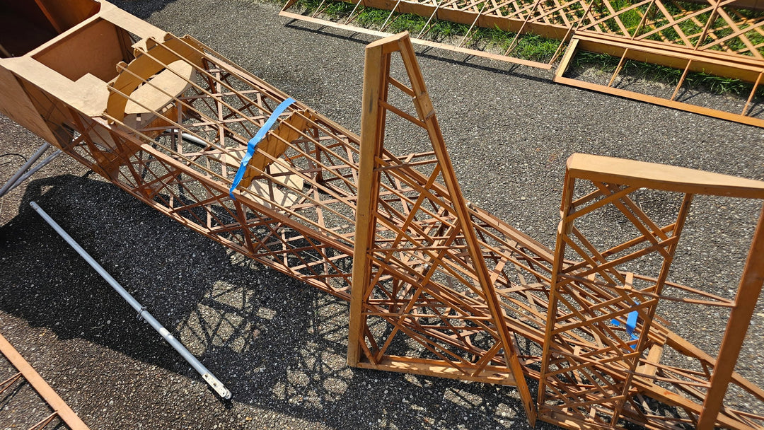 Fisher 303 tail framework and rear fuselage